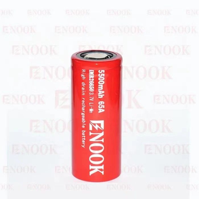 5500mAh 3.7V 리?? 이온 26650 배터리 재충전 18650 평면 상단 높은 배수 배터리