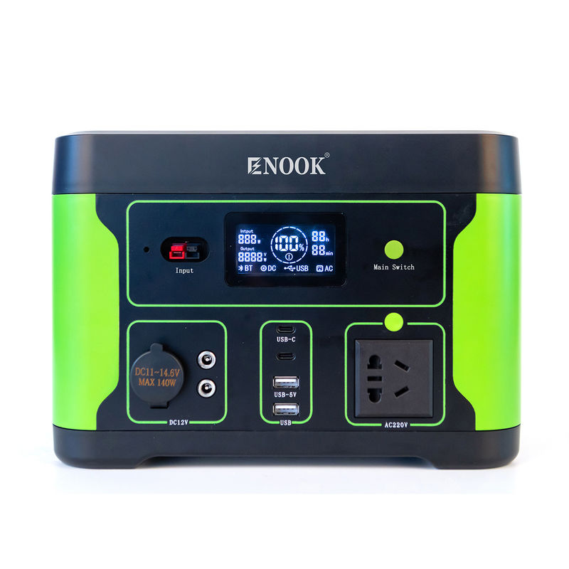태양광 외관 비상 휴대용 발전소 500W LFP 배터리 유형