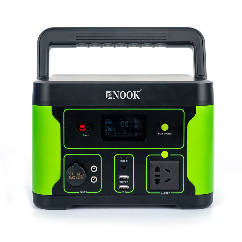 태양광 외관 비상 휴대용 발전소 500W LFP 배터리 유형