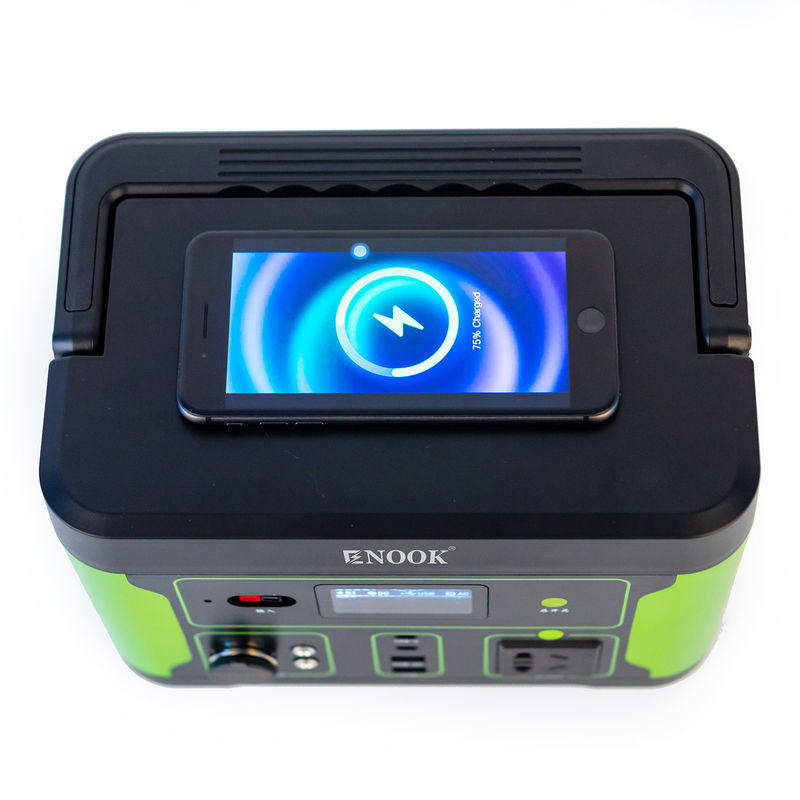 태양광 외관 비상 휴대용 발전소 500W LFP 배터리 유형