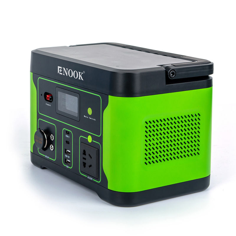태양광 외관 비상 휴대용 발전소 500W LFP 배터리 유형