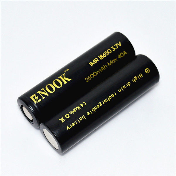 이노크 고 방출 속도 18650 전구 배터리 enook 18650 2600mAh 40A 18650 리?? 이온 배터리