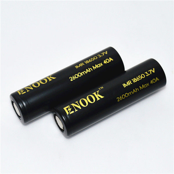 이노크 고 방출 속도 18650 전구 배터리 enook 18650 2600mAh 40A 18650 리?? 이온 배터리