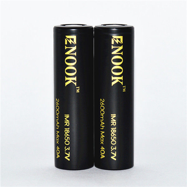 이노크 고 방출 속도 18650 전구 배터리 enook 18650 2600mAh 40A 18650 리?? 이온 배터리
