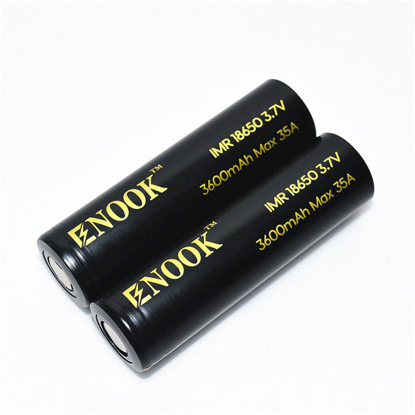 높은 충전 속도 3600mAh 맥스 35A 18650 재충전 배터리 3.7V 리?? 이온 배터리