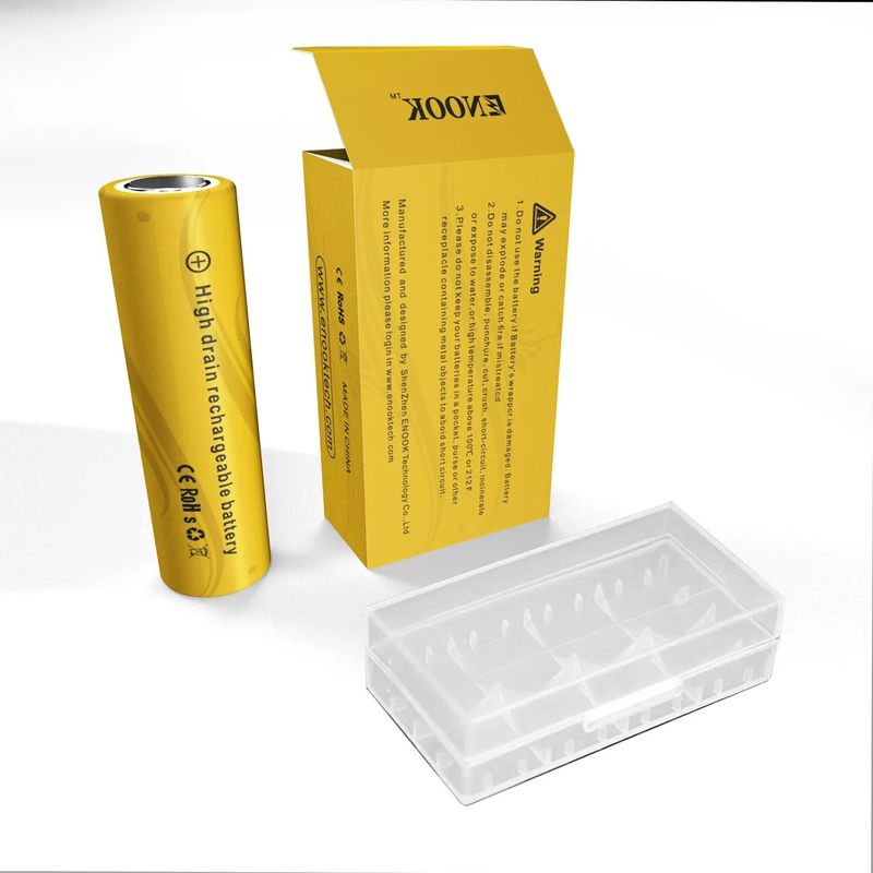 더블포 도매 가격 18650 3.7V 2200mAh 재충전 배터리 셀 40A 3.7V mod 18650 노란색 리?? 이온 배터리