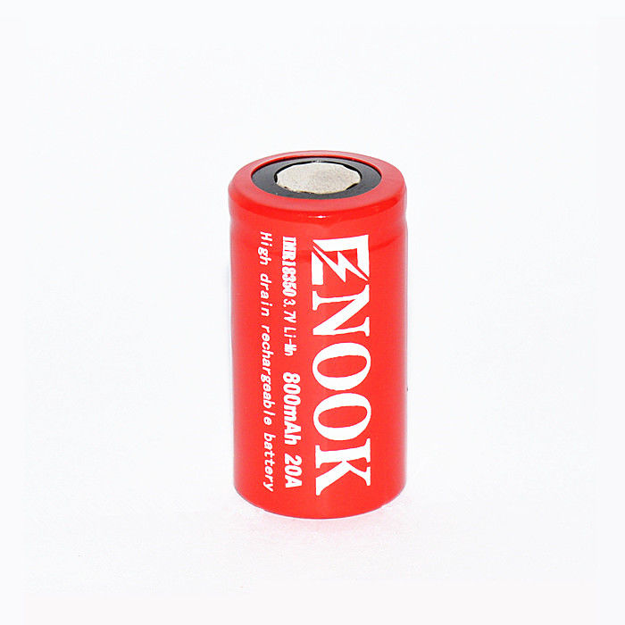 재충전 가능한 IMR 리 이온 배터리 800mAh 20amp 18350 리 Mn 배터리