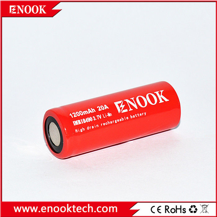 18490 실린더 리?? 이온 배터리 셀 1200mAh 3.7V 20A 전기 자전거