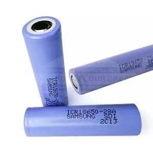 충전 가능한 3.7V 18650 리온 이온 배터리 2800mAh 고전력 리?? 이온 배터리