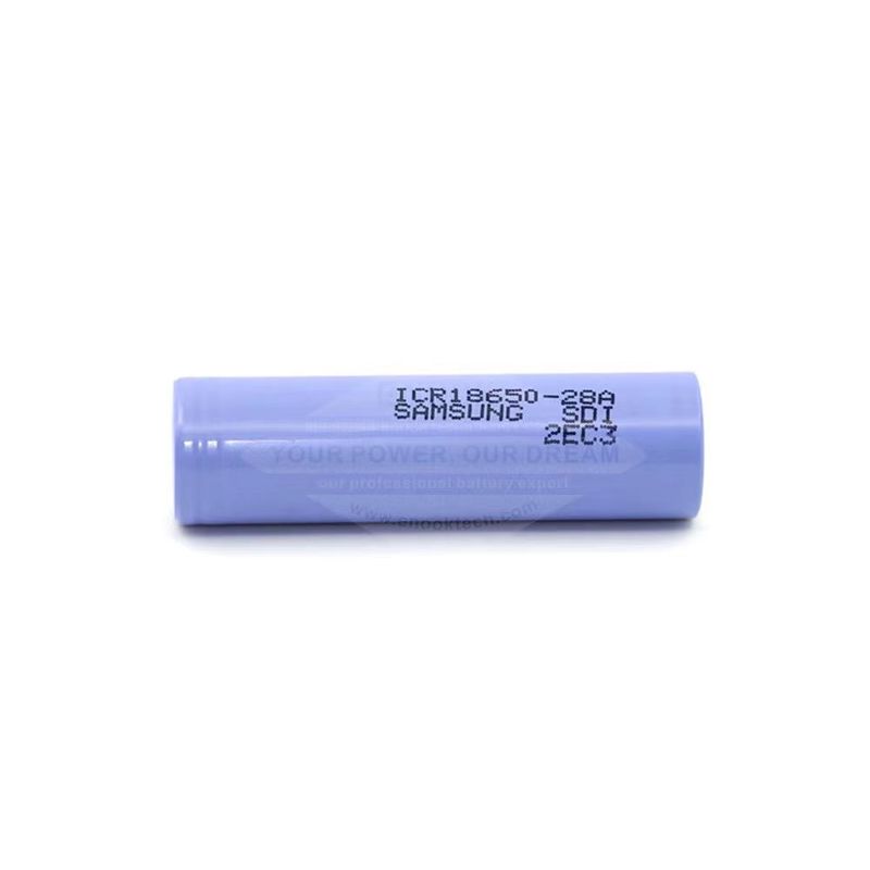 충전 가능한 3.7V 18650 리온 이온 배터리 2800mAh 고전력 리?? 이온 배터리
