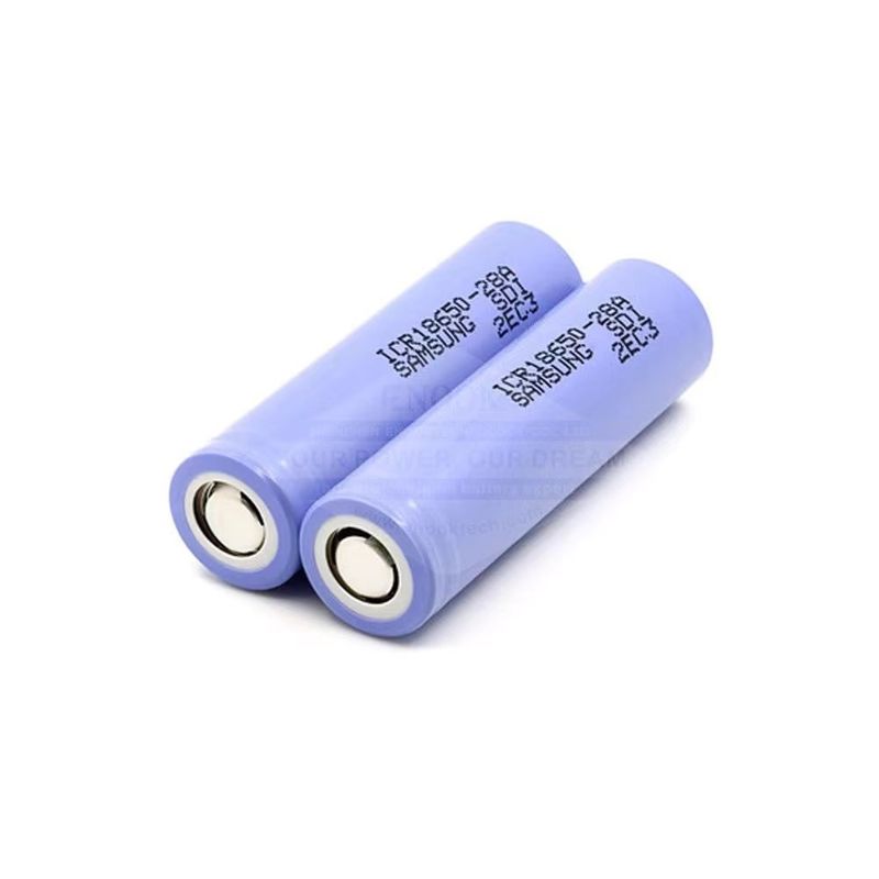 충전 가능한 3.7V 18650 리온 이온 배터리 2800mAh 고전력 리?? 이온 배터리