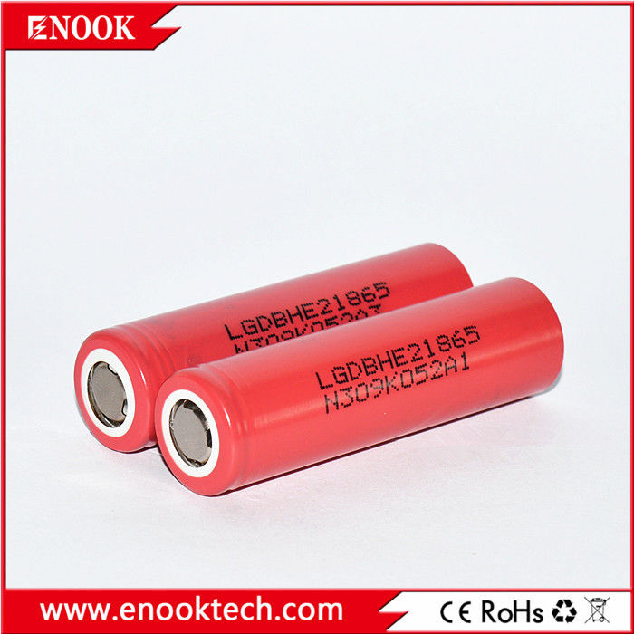 HE2 2500mAh 리온 18650 배터리 셀 E 자전거 손전등 전기 도구
