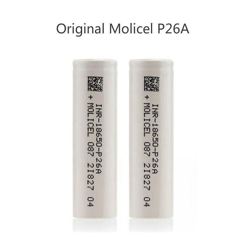 모리셀 P26A 18650 배터리 셀 리?? 이온 35A 3.7 V 재충전 배터리 2600mAh