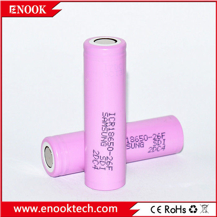 ICR18650 2200mAh samsung-26F 3.7V 재충전 가능한 리?? 이온 배터리