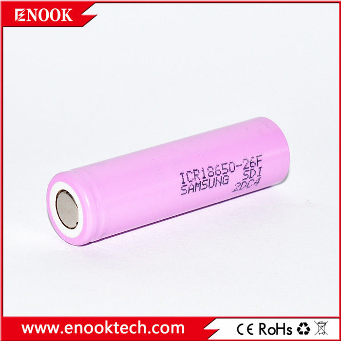 ICR18650 2200mAh samsung-26F 3.7V 재충전 가능한 리?? 이온 배터리
