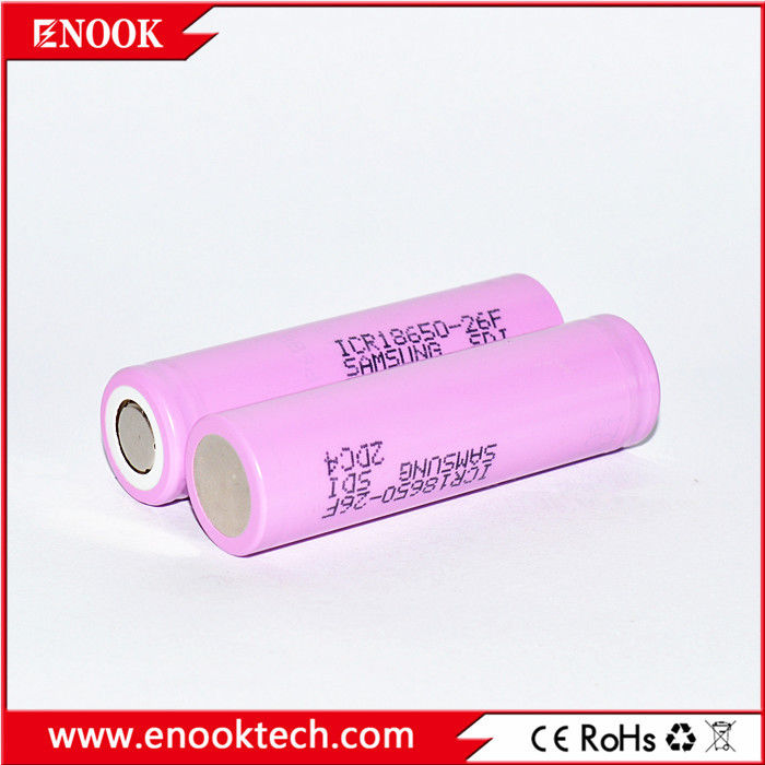ICR18650 2200mAh samsung-26F 3.7V 재충전 가능한 리?? 이온 배터리