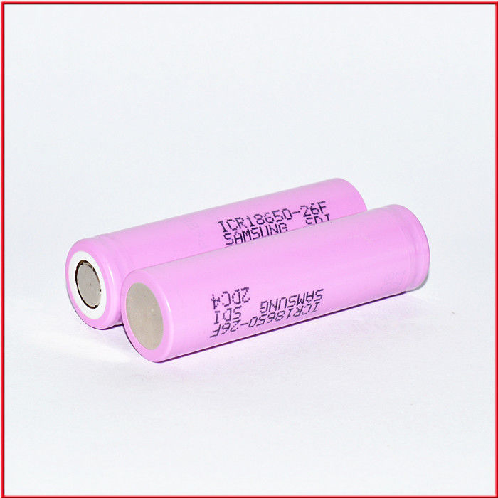 재충전 가능한 18650 배터리 셀 3.7V 2600mah 18650 리온 이온 배터리 손전등