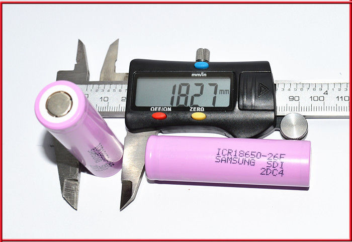 재충전 가능한 18650 배터리 셀 3.7V 2600mah 18650 리온 이온 배터리 손전등