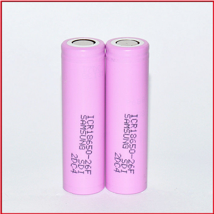 재충전 가능한 18650 배터리 셀 3.7V 2600mah 18650 리온 이온 배터리 손전등
