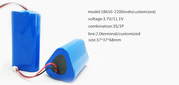 3S3P 18650 리?? 이온 배터리 팩 2200mAh 3.7V 11.1V 전기 도구