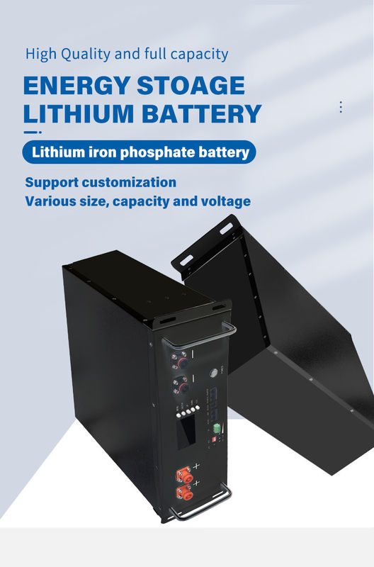 스마트 BMS LiFePO4 10kwh 48V 200Ah 태양 리?? 이온 서버 랙 탑재 배터리 팩