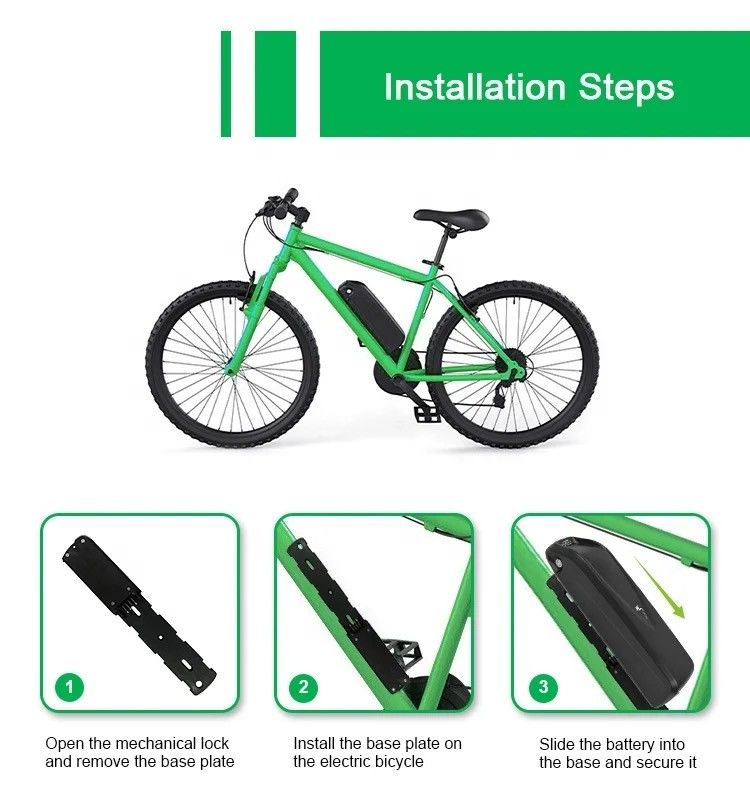 뜨거운 판매 e 자전거 36V 48V/15Ah 18Ah 20Ah 배터리 리?? 이온 48V 배터리와 함께 ebike 변환 키트