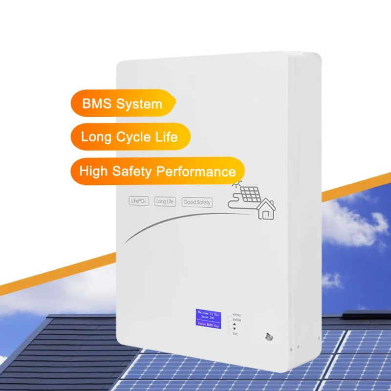 에노크 태양광 5KWH 10KWH 라이프PO4 리?? 배터리 24V 48V 태양 에너지 200Ah 전력 벽 Lifepo4 팩
