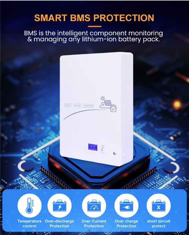 에노크 태양광 5KWH 10KWH 라이프PO4 리?? 배터리 24V 48V 태양 에너지 200Ah 전력 벽 Lifepo4 팩