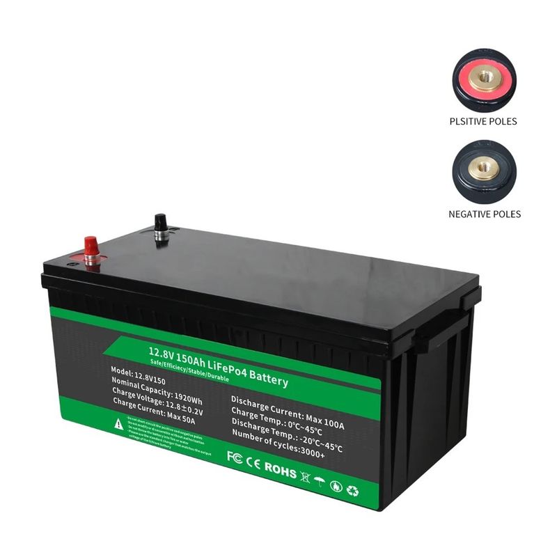 12V LiFePO4 리?? 배터리 팩 200Ah 에너지 저장 배터리 태양 리?? 이온 배터리