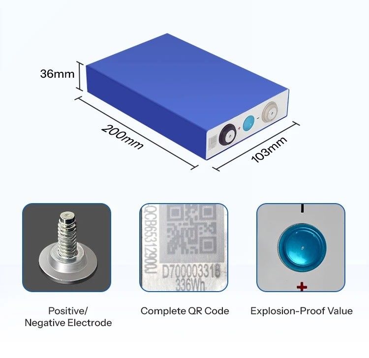 A급 8000 사이클 3.2V 리?? 이온 배터리 50ah 105ah 120ah 280ah 12v 24v 48v Lifepo4 배터리